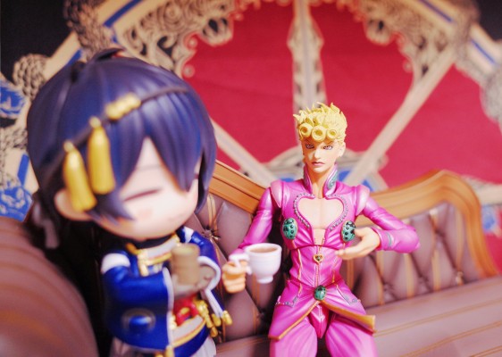 超像可动 JOJO的奇妙冒险 黄金之风 乔鲁诺・乔巴拿 黑色版