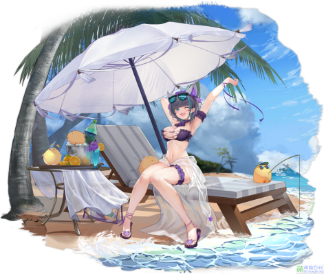 碧蓝航线 柴郡 泳装