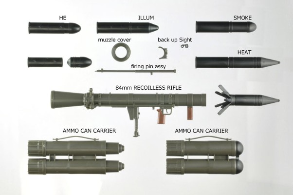 小军械库 [LA073] 84mm M2无后坐力炮