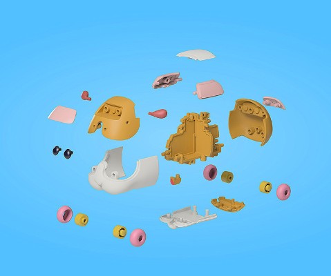 MODEROID 天竺鼠车车 马铃薯