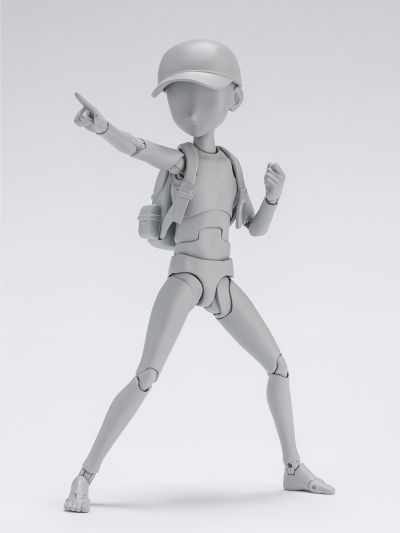 S.H.Figuarts 男性素体 -杉森建- 豪华套装版 (灰色)