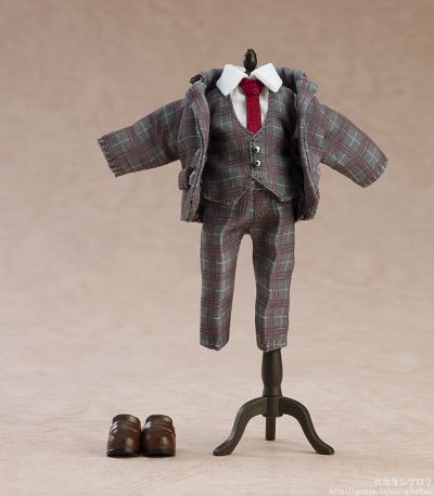 粘土娃: 服装套组 西服 格子花纹
