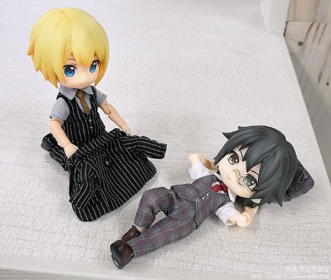 粘土娃: 服装套组 西服 格子花纹