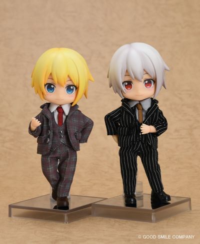 粘土娃: 服装套组 西服 格子花纹