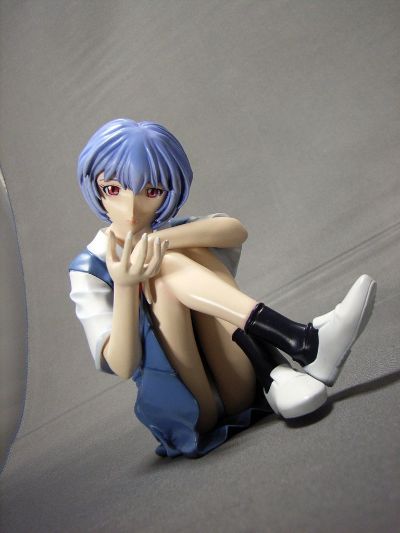EVA 绫波丽 -制服ver.-（読書するレイ） 未涂装