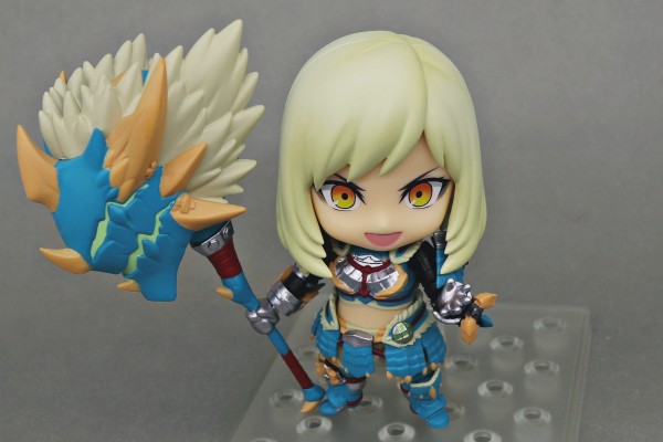 粘土人 #1407-DX 怪物猎人世界：冰原 女猎人 雷狼龙阿尔法 Ver. DX