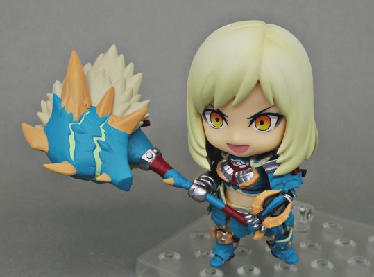 粘土人 #1407-DX 怪物猎人世界：冰原 女猎人 雷狼龙阿尔法 Ver. DX