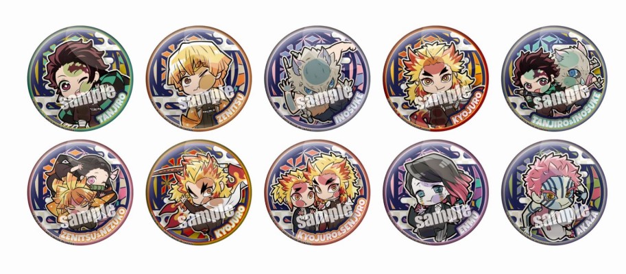 Pita!贴脸系列 鬼灭之刃 无限列车篇 徽章