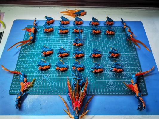 原创国潮 青龙(苍龙)