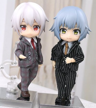 粘土娃: 服装套组 西服 格子花纹