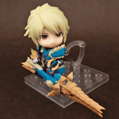 粘土人#1421-DX 怪物猎人世界：冰原 猎人♂ 雷狼龙α Ver. DX