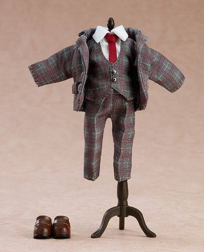 粘土娃: 服装套组 西服 格子花纹