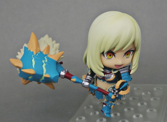 粘土人 #1407-DX 怪物猎人世界：冰原 女猎人 雷狼龙阿尔法 Ver. DX