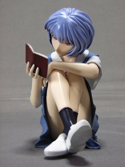 EVA 绫波丽 -制服ver.-（読書するレイ） 未涂装