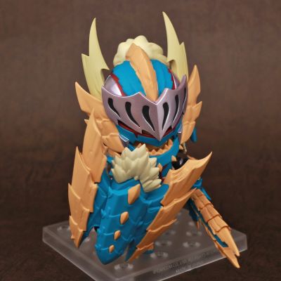 粘土人#1421-DX 怪物猎人世界：冰原 猎人♂ 雷狼龙α Ver. DX