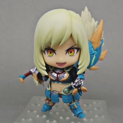 粘土人 #1407-DX 怪物猎人世界：冰原 女猎人 雷狼龙阿尔法 Ver. DX