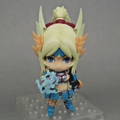 粘土人 #1407-DX 怪物猎人世界：冰原 女猎人 雷狼龙阿尔法 Ver. DX