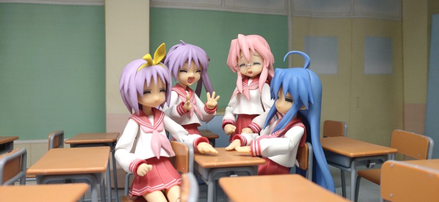 1/12 可动手办用 学校桌椅