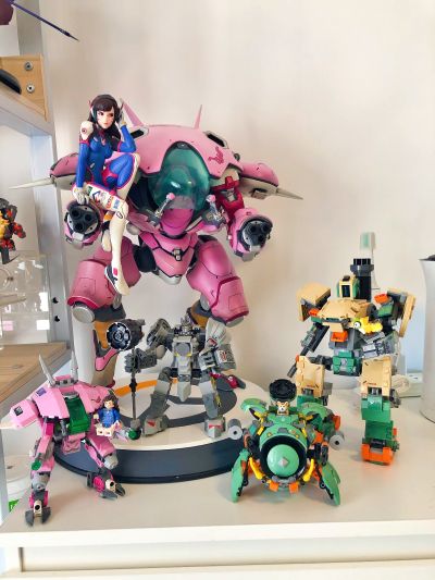 粘土人#1141 守望先锋 D.Va 学院皮肤