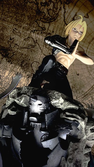 ARTFX J 钢之炼金术师 阿尔冯斯・艾尔利克&爱德华・艾尔利克 限定版