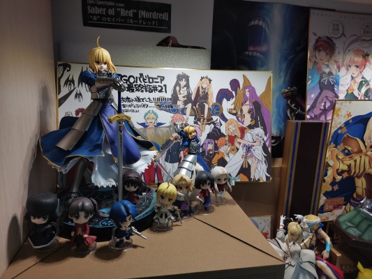 迷你黏土人 フェイト／アンリミテッドコード Saber・Lily 