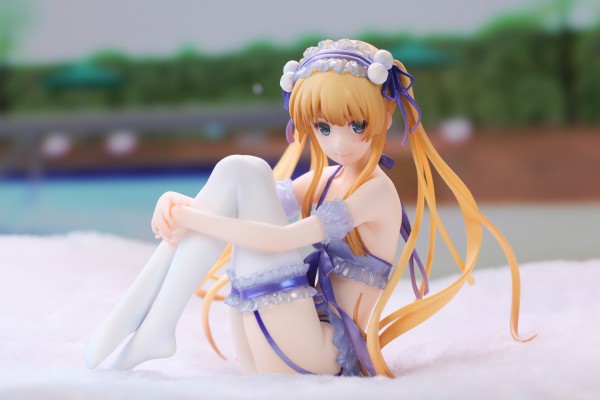 刀剑神域 桐谷直叶 白色学校泳装