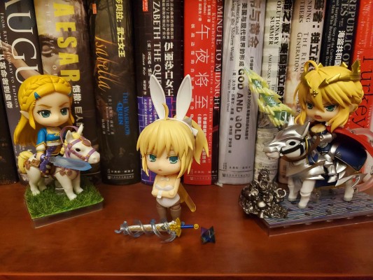 粘土人#1532-DX Fate/Grand Order Lancer 阿尔托莉雅·潘德拉贡＆ 东·斯塔利恩