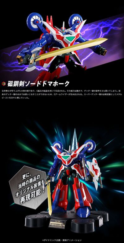 超合金魂 GX-96X 盖塔机器人号/GO 盖塔号强化支援战机