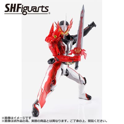 一番赏 S.H.Figuarts  假面骑士 A奖  假面骑士圣刃 勇气之龙 透明红