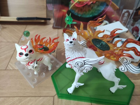 粘土人 #1365‐DX 大神 一寸&天照大神 DX