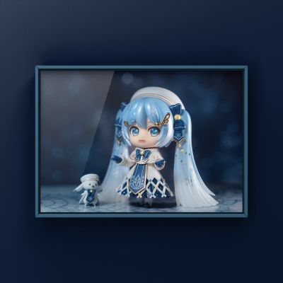 figma#EX-064 VOCALOID Rabbit Yukine&初音未来 雪未来 Glowing Snow ver.