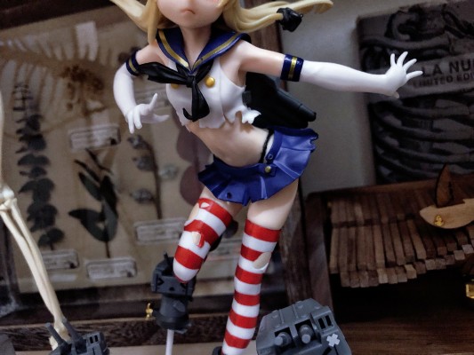 超级景品 舰队Collection -舰娘- 岛风 改 & 连装砲酱 中破Ver.