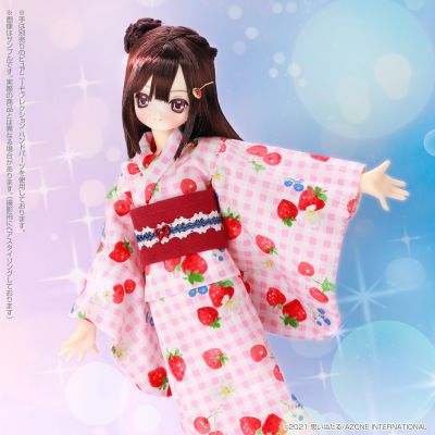 EX☆CUTE 爱华/夏日记忆～草莓和少女搭配套装～  (娃娃展·Azone商城限定贩售ver.)
