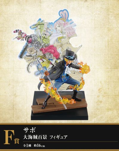 一番赏 航海王 WT100纪念 尾田荣一郎作画 大海贼百景 F奖 航海王 萨博 大海贼百景