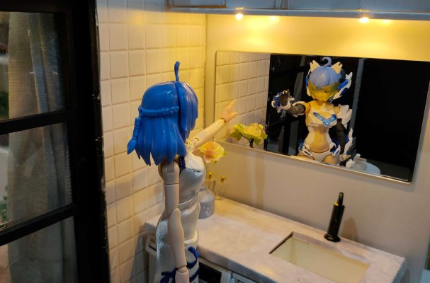 原创机娘系列 四圣兽 青龙机娘