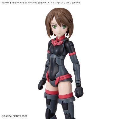 30MS 扩展发型配件第二弹 中短发1(棕色1)