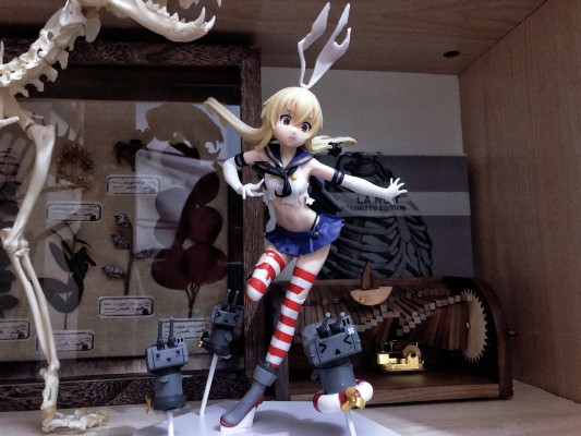 超级景品 舰队Collection -舰娘- 岛风 改 & 连装砲酱 中破Ver.