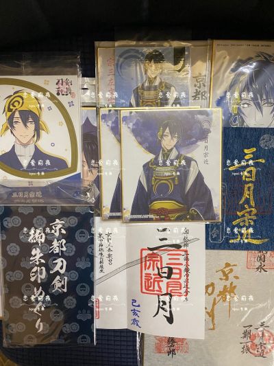 粘土人#626 刀剑乱舞-ONLINE- 三日月宗近 应援