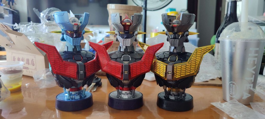 整合模型 魔神Z剧场版：无限 魔神Z 黑ver. 外体装甲 扭蛋