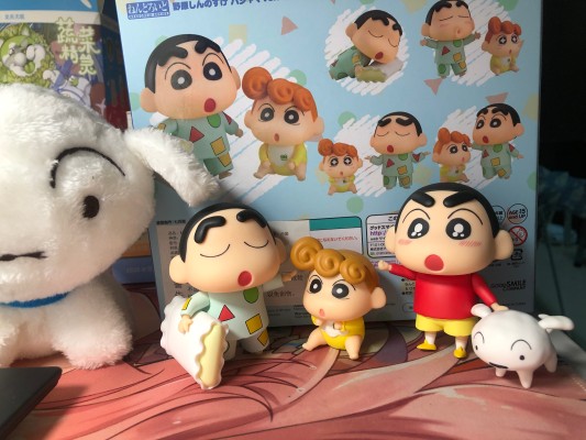 粘土人#1565 蜡笔小新 野原新之助 睡衣Ver. & 小葵