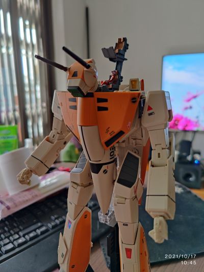 DX 超合金 超时空要塞 VF-1D 瓦尔基里 与 风叶赛艇