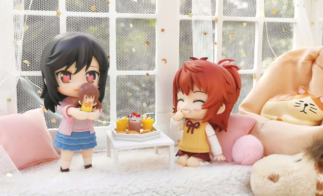 粘土人配件系列 悠哉日常大王 替换脸