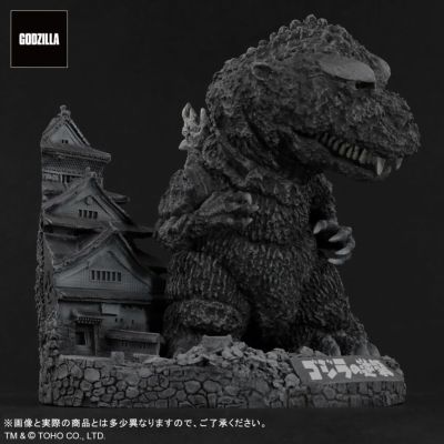 Q版拟真 哥斯拉逆袭 哥斯拉(1955) 大阪城场景模型套装