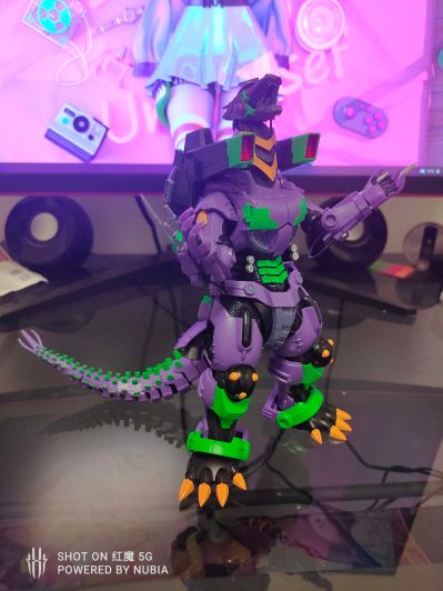 哥斯拉VS新世纪福音战士 3式机龙 EVA初号机配色Ver.