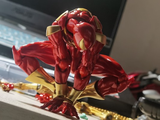 海洋堂 钢铁蜘蛛侠 瞎拍