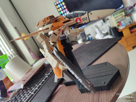 DX 超合金 超时空要塞 VF-1D 瓦尔基里 与 风叶赛艇