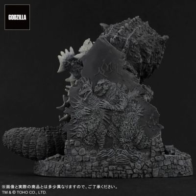 Q版拟真 哥斯拉逆袭 哥斯拉(1955) 大阪城场景模型套装