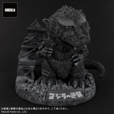 Q版拟真 哥斯拉逆袭 哥斯拉(1955) 大阪城场景模型套装