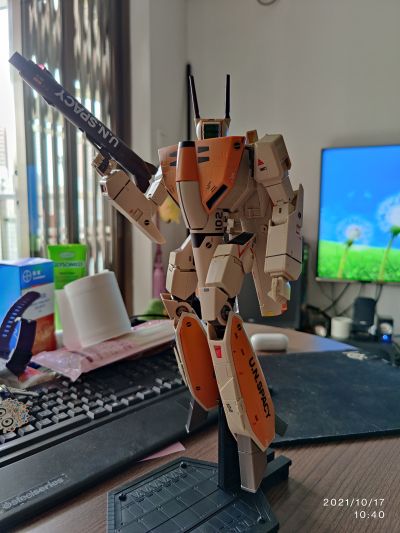 DX 超合金 超时空要塞 VF-1D 瓦尔基里 与 风叶赛艇