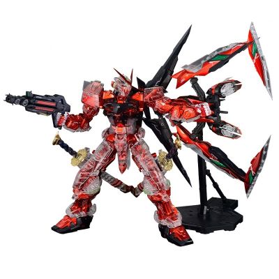 中国限定 PG 机动战士高达SEED ASTRAY 异端高达红色机改(电镀骨架/外装透明版)